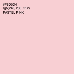 #F8D0D4 - Pastel Pink Color Image